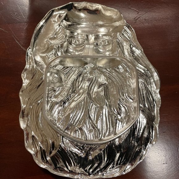 Vintage Silver Plated Santa Candy Dish - Picture 3 of 8